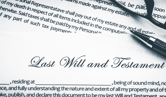 Last Will And Testament Document